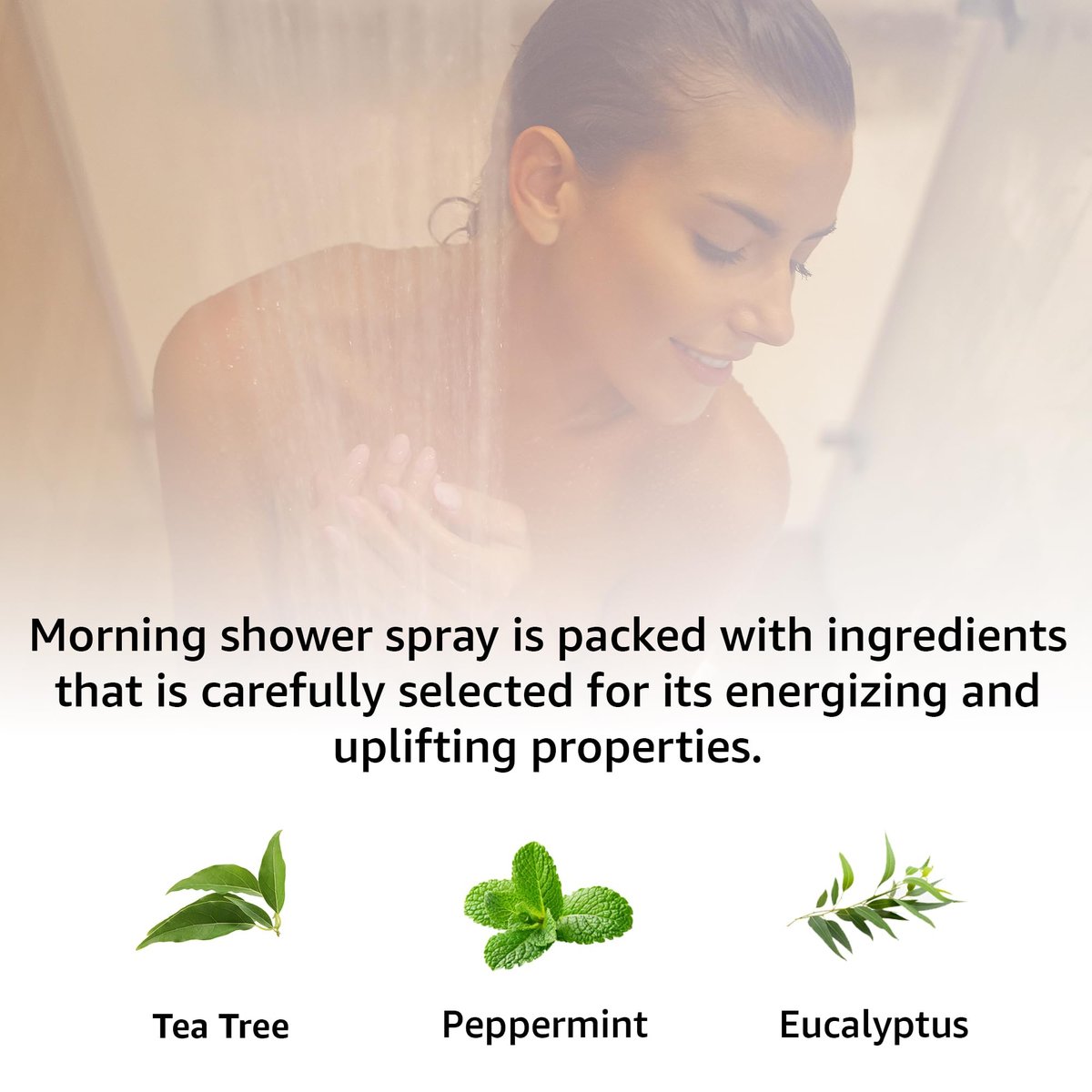 Energizing Shower & Pillow Spray Peppermint Eucalyptus Tea Tree Essential Oils Natural Fast Acting Aromatherapy Mist for Relaxation Calming Stress Clear Sinus Cooling Relief Luxury Self Care Gift - görsel 3