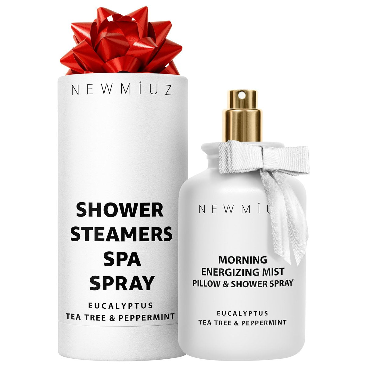 Energizing Shower & Pillow Spray Peppermint Eucalyptus Tea Tree Essential Oils Natural Fast Acting Aromatherapy Mist for Relaxation Calming Stress Clear Sinus Cooling Relief Luxury Self Care Gift - görsel 1