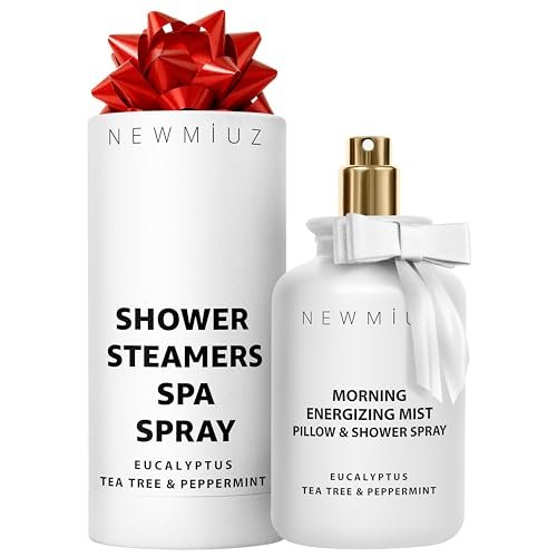 Energizing Shower & Pillow Spray Peppermint Eucalyptus Tea Tree Essential Oils Natural Fast Acting Aromatherapy Mist for Relaxation Calming Stress Clear Sinus Cooling Relief Luxury Self Care Gift - görsel 2