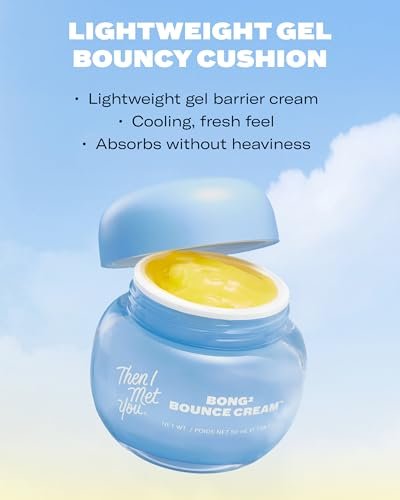 Then I Met You Bong² Bounce Cream - Lightweight Gel Barrier Moisturizer with Omega-3 & Ceramides for Oily Skin, Allure Best of Beauty 2025, 1.69 oz Avelisse