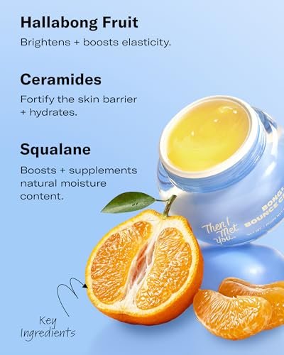 Then I Met You Bong² Bounce Cream - Lightweight Gel Barrier Moisturizer with Omega-3 & Ceramides for Oily Skin, Allure Best of Beauty 2025, 1.69 oz Avelisse
