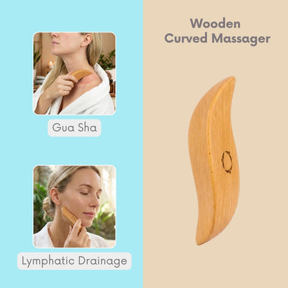 4pcs Dry Brushing Body Brush Set for Lymphatic Drainage - Natural Bristle Dry Skin Brush, Facial Brush, Exfoliating Scrubber, Wood Therapy Massage Tool with Gua Sha, Anti-Cellulite Avelisse