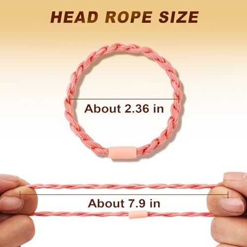 48 PCS Boho Hair Ties - No Damage Elastic Hair Tie Bracelets for Women, Cute Ponytail Holders for Thick & Thin Hair - Multicolor - görsel 4