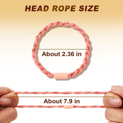 48 PCS Boho Hair Ties - No Damage Elastic Hair Tie Bracelets for Women, Cute Ponytail Holders for Thick & Thin Hair - Multicolor