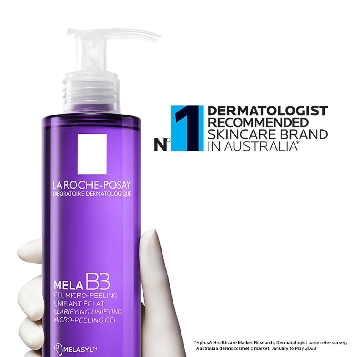 La Roche-Posay Mela B3 Gel Cleanser with Melasyl, Niacinamide & PHA – Anti-Aging Face Wash for Dark Spots, Discoloration & Post-Acne Marks – Oil-Free & Soap-Free – 6.7 Fl Oz Avelisse