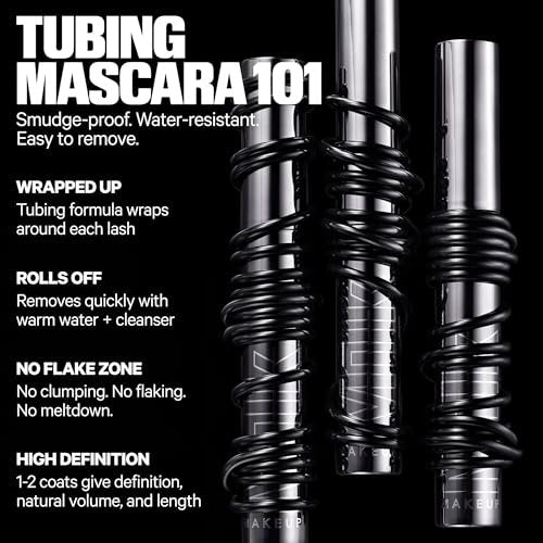Milk Makeup KUSH High Roll Tubing Mascara – Longwear Mascara for Natural Volume, Length + Definition – Water-Resistant, Smudge-Proof + Flake-Free Up to 24 Hours – 0.3 oz Avelisse