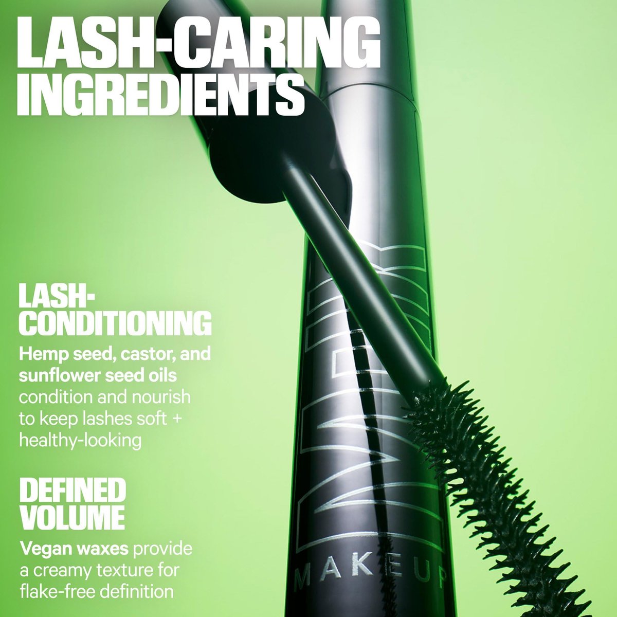 Milk Makeup KUSH High Roll Tubing Mascara – Longwear Mascara for Natural Volume, Length + Definition – Water-Resistant, Smudge-Proof + Flake-Free Up to 24 Hours – 0.3 oz Avelisse