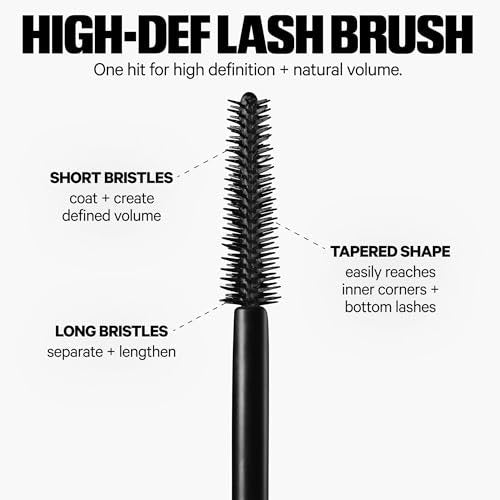 Milk Makeup KUSH High Roll Tubing Mascara – Longwear Mascara for Natural Volume, Length + Definition – Water-Resistant, Smudge-Proof + Flake-Free Up to 24 Hours – 0.3 oz Avelisse