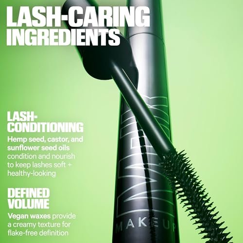 Milk Makeup KUSH High Roll Tubing Mascara – Longwear Mascara for Natural Volume, Length + Definition – Water-Resistant, Smudge-Proof + Flake-Free Up to 24 Hours – 0.3 oz Avelisse