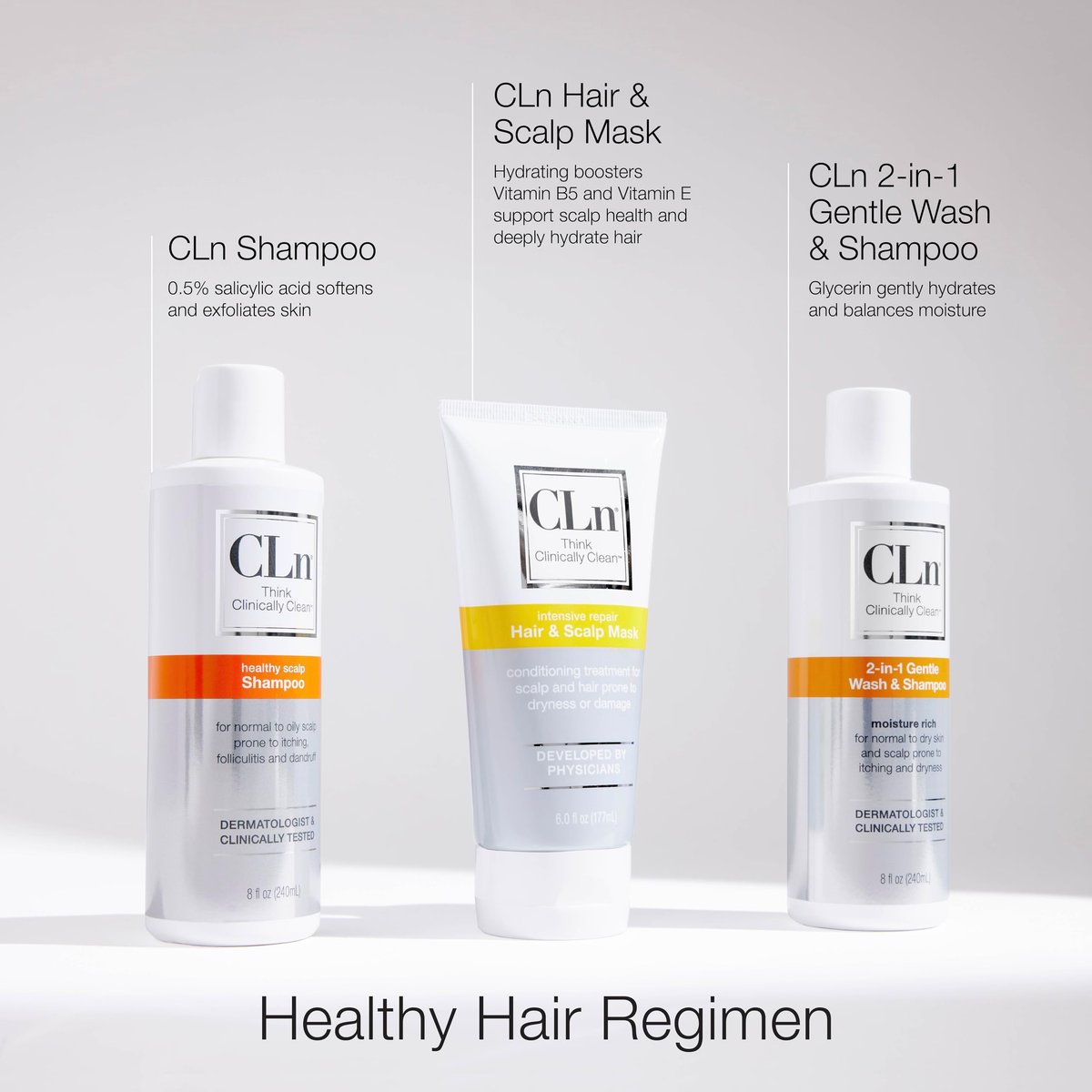 CLn Hair & Scalp Mask Conditioner - Deep Conditioner for Dry, Damaged Hair & Scalp, Paraben-Free & Dye-Free, Eucalyptus Scent, 6 fl. oz. Avelisse