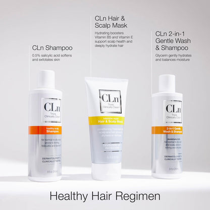 CLn Hair & Scalp Mask Conditioner - Deep Conditioner for Dry, Damaged Hair & Scalp, Paraben-Free & Dye-Free, Eucalyptus Scent, 6 fl. oz. Avelisse