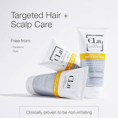 CLn Hair & Scalp Mask Conditioner - Deep Conditioner for Dry, Damaged Hair & Scalp, Paraben-Free & Dye-Free, Eucalyptus Scent, 6 fl. oz. Avelisse