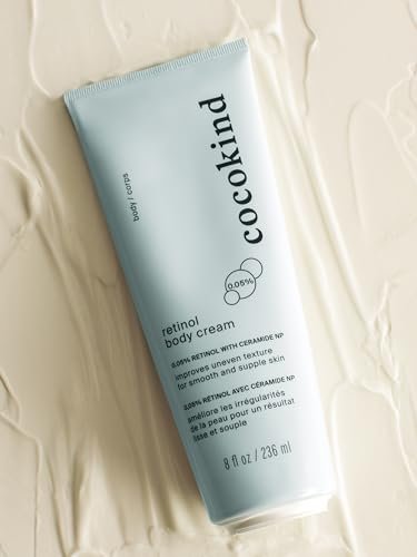 Cocokind Retinol Body Cream – Youthful Body Skin Treatment for All Skin Types, Fragrance Free, Cruelty Free, Vegan, 8 fl oz