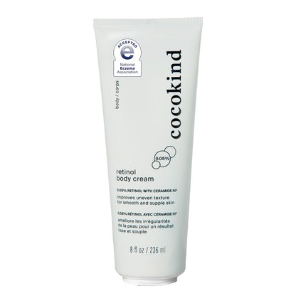 Cocokind Retinol Body Cream – Youthful Body Skin Treatment for All Skin Types, Fragrance Free, Cruelty Free, Vegan, 8 fl oz