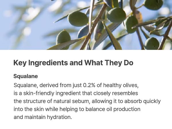 S.NATURE AQUA SQUALANE SERUM – Deeply Hydrating Facial Serum for All Skin Types, Soothing, Pore Tightening, and Sebum Control | Korean Skincare (1.69 Fl Oz) Avelisse