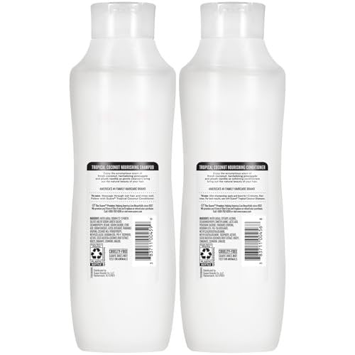 Suave Tropical Coconut Shampoo and Conditioner Set – Nourishing Formulas with Botanical Extract & Vitamin E, 22.5 oz Each (2-Piece) Avelisse