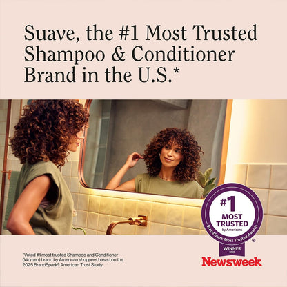 Suave Shampoo & Conditioner Set – Clarifying & Hydrating, Build Up & Residue Removal, 22.5 Oz Each (2 Piece Set) Avelisse