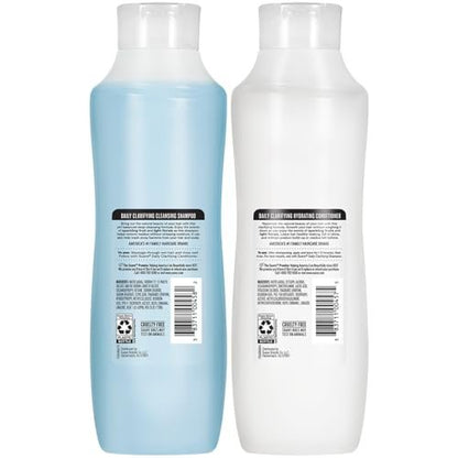Suave Shampoo & Conditioner Set – Clarifying & Hydrating, Build Up & Residue Removal, 22.5 Oz Each (2 Piece Set) Avelisse
