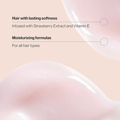 Suave Shampoo & Conditioner Set, Sun-Ripened Strawberry – Everyday Energizing Formulas with Fruit Extract & Vitamin E, 22.5 Oz Each (2 Piece Set) Avelisse