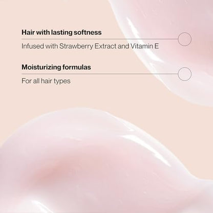 Suave Shampoo & Conditioner Set, Sun-Ripened Strawberry – Everyday Energizing Formulas with Fruit Extract & Vitamin E, 22.5 Oz Each (2 Piece Set) Avelisse