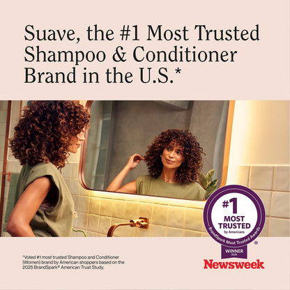 Suave Shampoo & Conditioner Set, Sun-Ripened Strawberry – Everyday Energizing Formulas with Fruit Extract & Vitamin E, 22.5 Oz Each (2 Piece Set) Avelisse