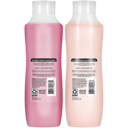 Suave Shampoo & Conditioner Set, Sun-Ripened Strawberry – Everyday Energizing Formulas with Fruit Extract & Vitamin E, 22.5 Oz Each (2 Piece Set) Avelisse