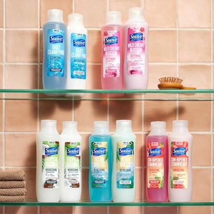 Suave Shampoo & Conditioner Set - Ocean Breeze, 22.5 oz Each (2-Piece Set) with Sea Algae Extract & Vitamin E Avelisse