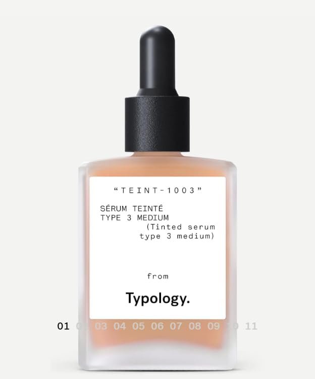 Typology Tinted Serum with Vitamin C, Squalane & Aloe Vera - Medium (Type 3) Avelisse