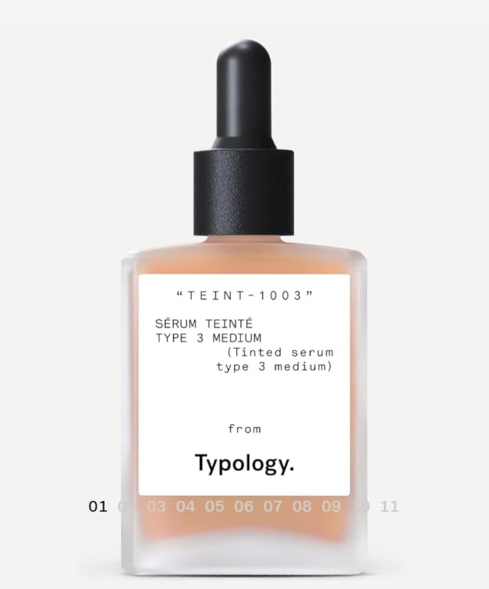 Typology Tinted Serum with Vitamin C, Squalane & Aloe Vera - Medium (Type 3) Avelisse