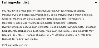 Typology Tinted Serum with Vitamin C, Squalane & Aloe Vera - Medium (Type 3) Avelisse