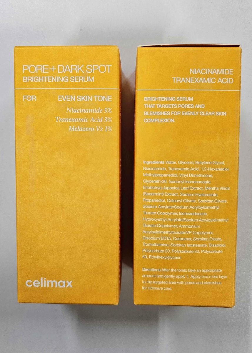 celimax Pore+Dark Spot Brightening Serum 30ml – Gel-like Pore Minimizer with Niacinamide & Tranexamic Acid for Sensitive Skin, Hyperpigmentation & Hydration Avelisse