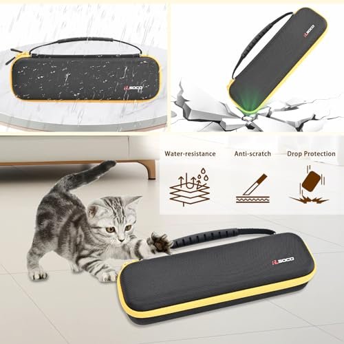 RLSOCO Hard Case for BaBylissPRO Nano Titanium & ghd Platinum+/Original/Gold Flat Iron Hair Straightener | Compact Design with YKK Zipper & Scratch Protection - Black (Case Only) - görsel 8