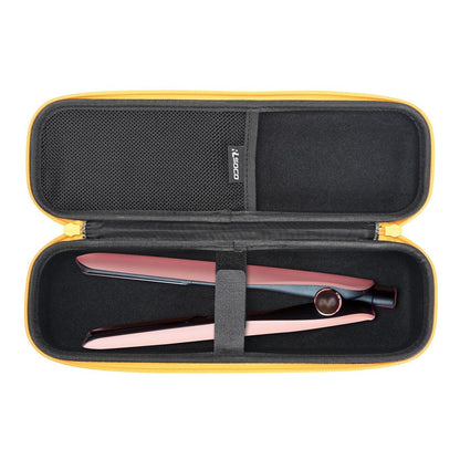 RLSOCO Hard Case for BaBylissPRO Nano Titanium & ghd Platinum+/Original/Gold Flat Iron Hair Straightener | Compact Design with YKK Zipper & Scratch Protection - Black (Case Only)