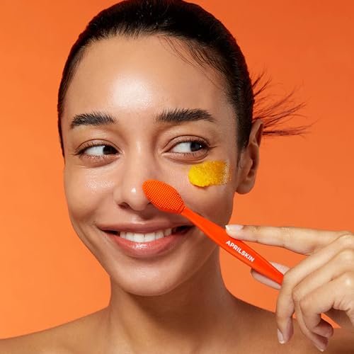 APRILSKIN Pore Cleansing Facial Silicone Brush – Gentle Exfoliation & Deep Pore Cleaning for Blackheads Removal - görsel 11