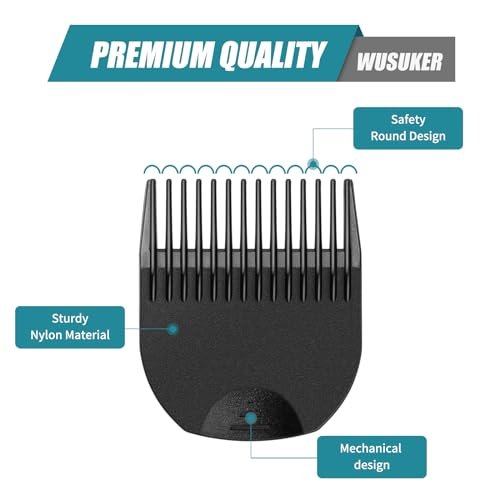 4 Professional Hair Trimmer Guards Cutting Guides for Manscaped Lawn Mower 3.0 - Replacement Trimmer Attachments with Organizer (1/8" to 1/2") - görsel 6