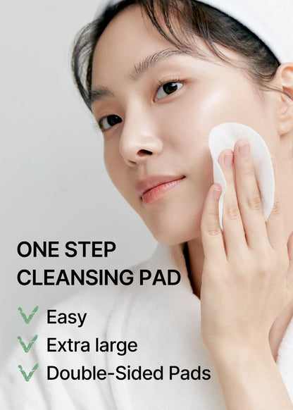 celimax One Step Mild Cleansing Pad (60 Count) – Easy Makeup Remover & Daily Face Wash Cleanser, Hydrating, Soothing, Moisturizing Korean Skincare Avelisse