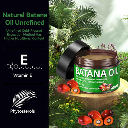 Raw Batana Oil for Hair Growth – 100% Natural, Unrefined, Pure Batana Oil – Dr. Sebi Organic Hair Oil – Prevent Hair Loss, Restore Damaged Hair & Scalp – Moisturize Scalp – 4.05 OZ