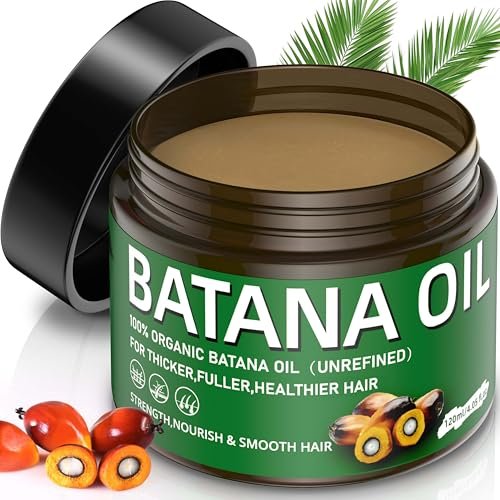 Raw Batana Oil for Hair Growth – 100% Natural, Unrefined, Pure Batana Oil – Dr. Sebi Organic Hair Oil – Prevent Hair Loss, Restore Damaged Hair & Scalp – Moisturize Scalp – 4.05 OZ - görsel 2