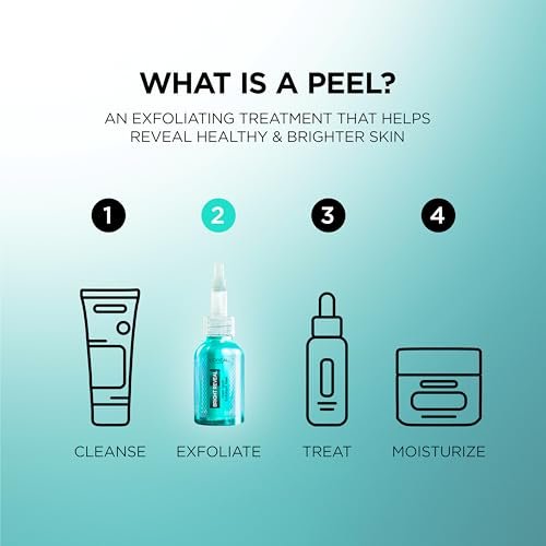L'Oreal Paris Bright Reveal Dark Spot Exfoliant Peel with 25% AHA BHA PHA Face Exfoliator Solution - 0.84 Fl Oz - görsel 16