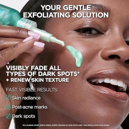 L'Oreal Paris Bright Reveal Dark Spot Exfoliant Peel with 25% AHA BHA PHA Face Exfoliator Solution - 0.84 Fl Oz