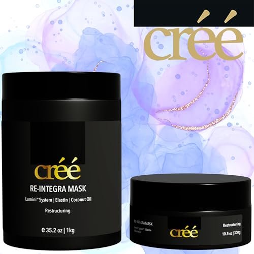 Créé Re-Integra Lumini System Elastin & Coconut Oil Hair Mask – 10.5 oz - görsel 10