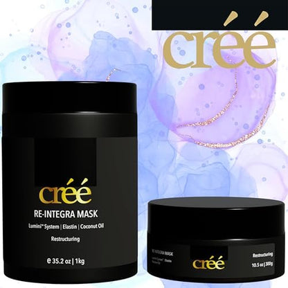 Créé Re-Integra Lumini System Elastin & Coconut Oil Hair Mask – 10.5 oz