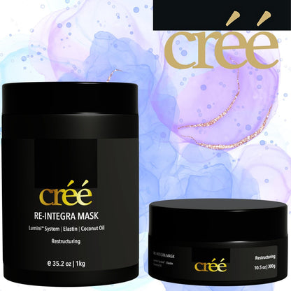 Créé Re-Integra Lumini System Elastin & Coconut Oil Hair Mask – 10.5 oz