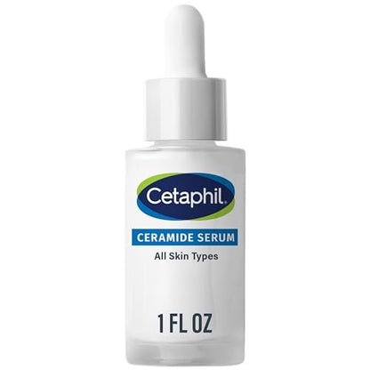 Cetaphil Ceramide Serum - Hydrates and Restores Skin Barrier, Formulated with Ceramides & Centella Asiatica, Designed for Sensitive Skin, Fragrance Free, Dermatologist Tested, 1 oz