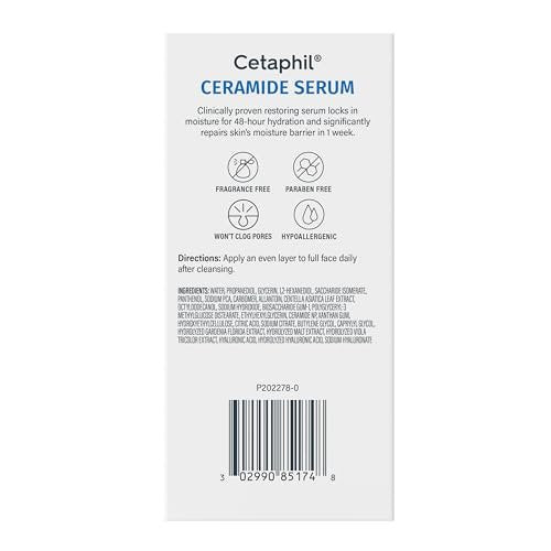 Cetaphil Vitamin C Serum with Niacinamide – Visibly Reduces Dark Spots & Hyperpigmentation for Sensitive Skin, Fragrance Free, Dermatologist Tested, 1 oz Avelisse