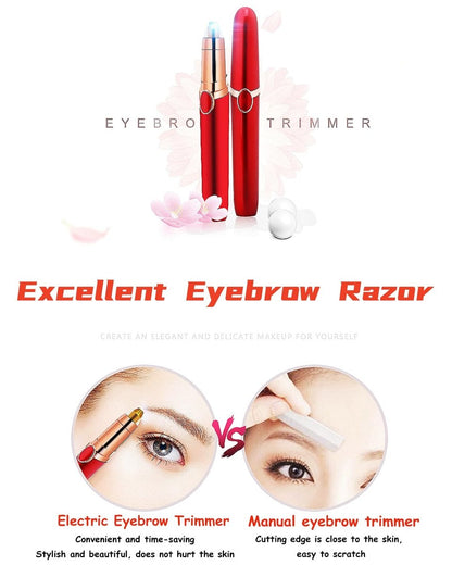 Reodolop Electric Eyebrow Razor – Rechargeable Painless Hair Remover for Women & Men