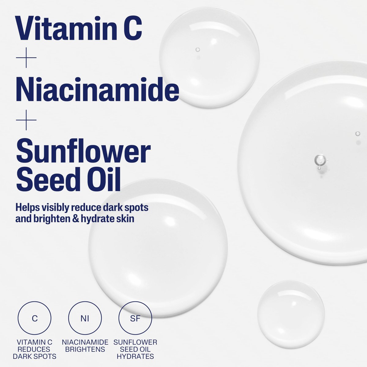 Cetaphil Vitamin C Serum with Niacinamide – Visibly Reduces Dark Spots & Hyperpigmentation for Sensitive Skin, Fragrance Free, Dermatologist Tested, 1 oz Avelisse