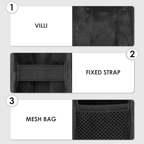 Linkidea Portable Razor Storage Case – EVA Travel Shaver Bag for QP2520, QP2530, QP2630 (Black) - görsel 6