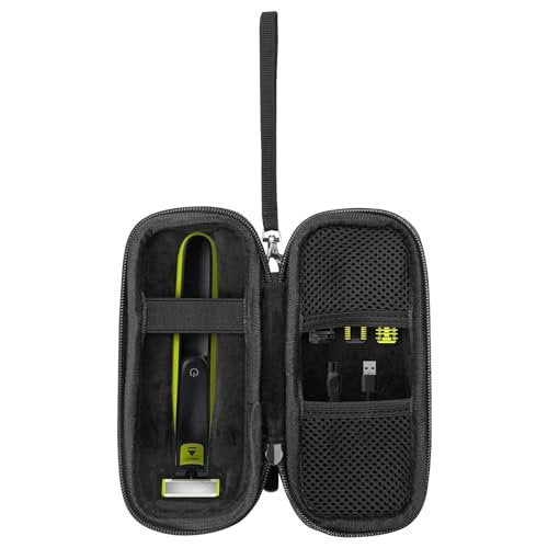 Linkidea Portable Razor Storage Case – EVA Travel Shaver Bag for QP2520, QP2530, QP2630 (Black) - görsel 2