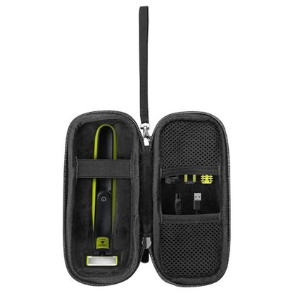 Linkidea Portable Razor Storage Case – EVA Travel Shaver Bag for QP2520, QP2530, QP2630 (Black)